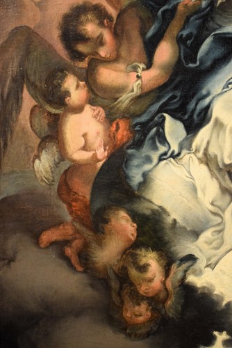 Louis XIV - Assomption de la Vierge - Ecole génoise de la fin du XVIIe siècle